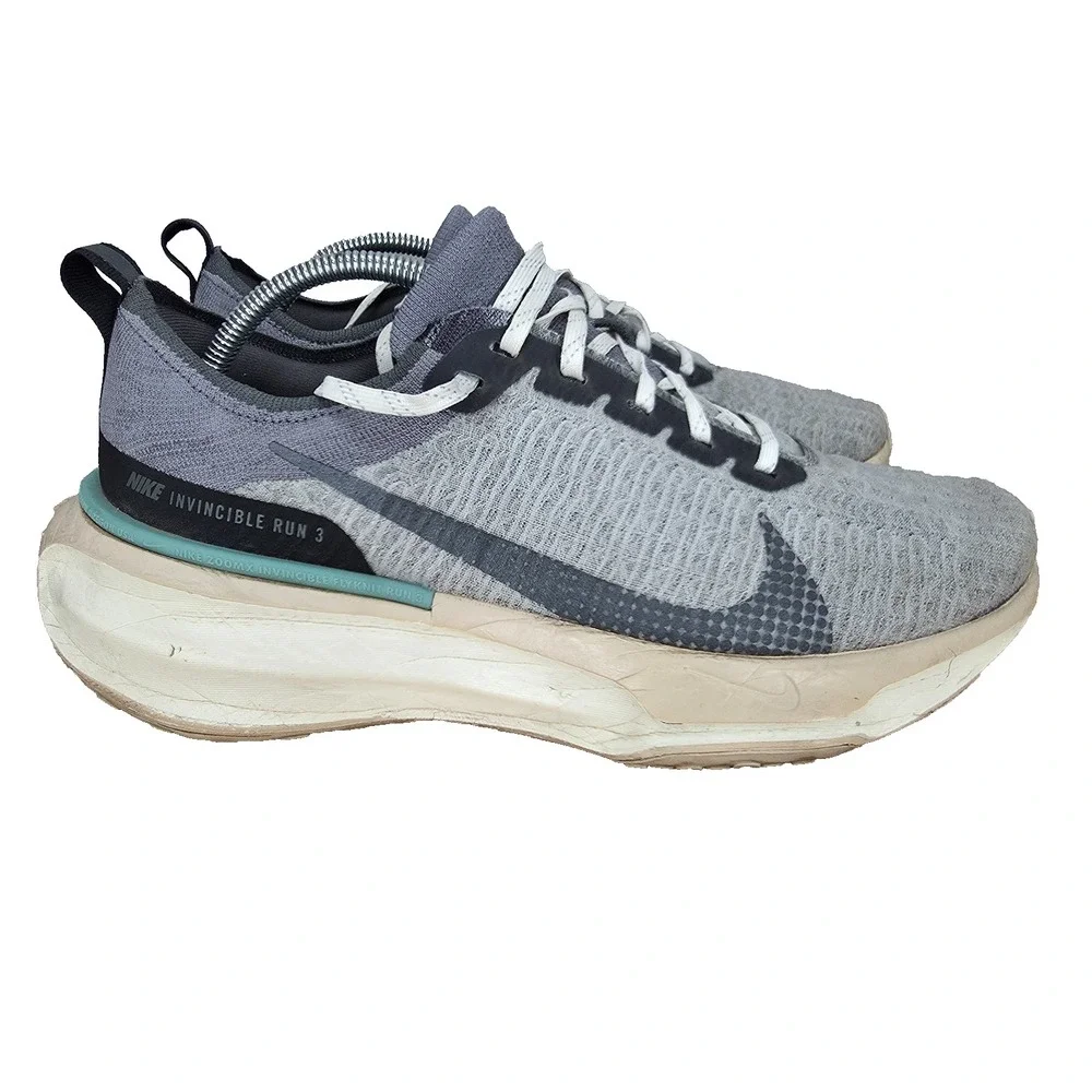 Nike ZoomX Invincible 3 Running Shoes Mens 11 Gray Sneakers Trainers FN7503-065